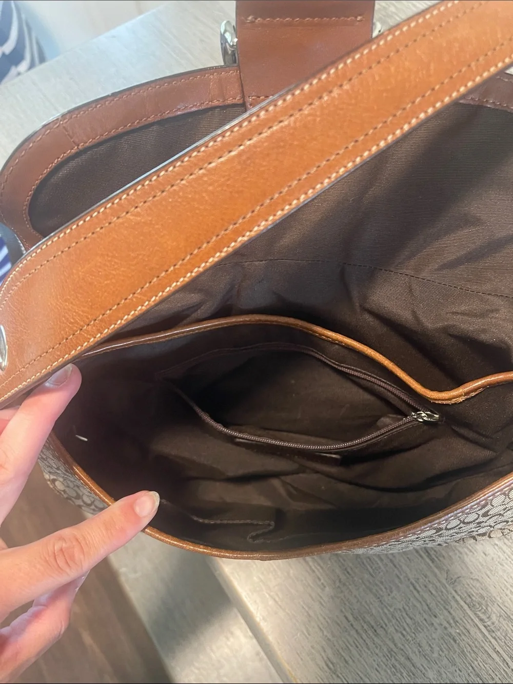 COACH Y2K F12309 Beige Signature C Soho Shoulder Bag